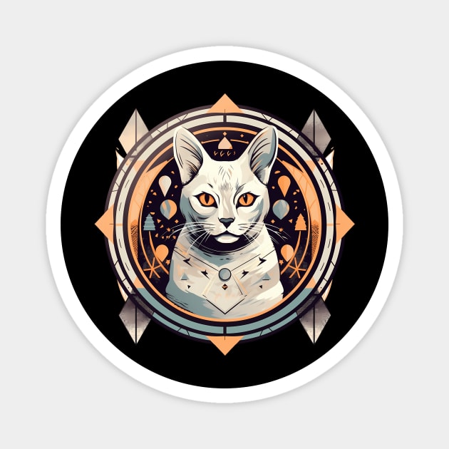 Egyptian Cat Halloween, Cat Lover Magnet by logiamerch